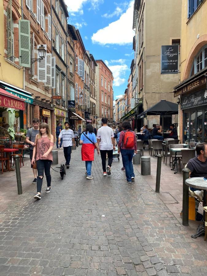 Meuble Tourisme Carmes 2 Etoiles, Entree Autonome,Wifi, Climatise, Petit Parking Prive Lejlighed Toulouse Eksteriør billede