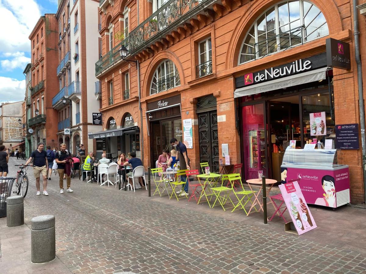 Meuble Tourisme Carmes 2 Etoiles, Entree Autonome,Wifi, Climatise, Petit Parking Prive Lejlighed Toulouse Eksteriør billede