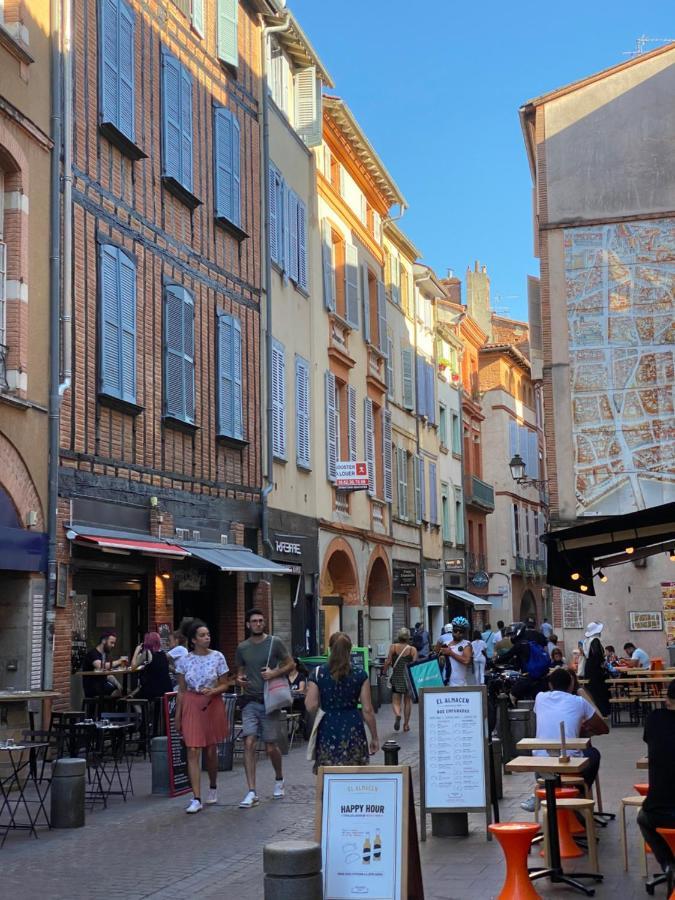 Meuble Tourisme Carmes 2 Etoiles, Entree Autonome,Wifi, Climatise, Petit Parking Prive Lejlighed Toulouse Eksteriør billede